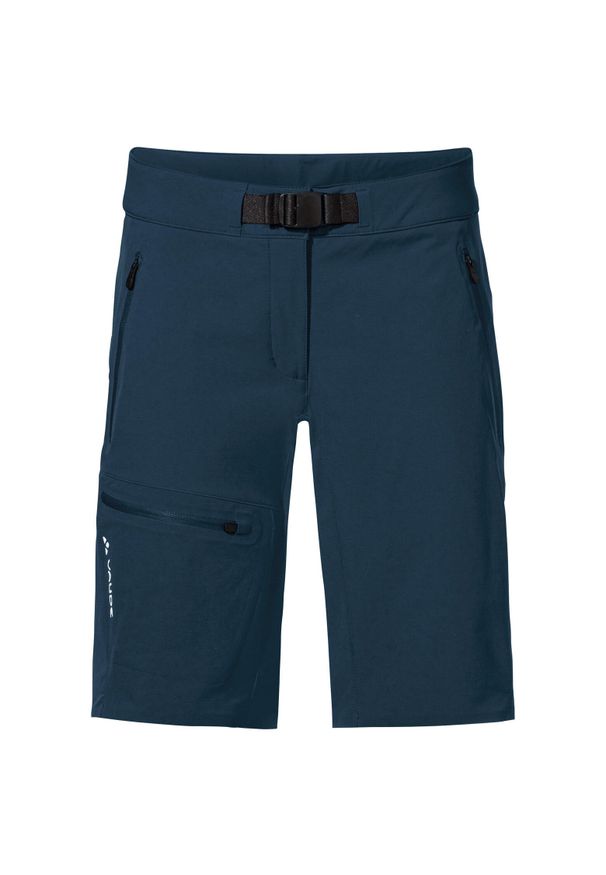 Vaude - Szorty damskie VAUDE Badile. Kolor: niebieski. Materiał: materiał. Sezon: lato. Sport: turystyka piesza