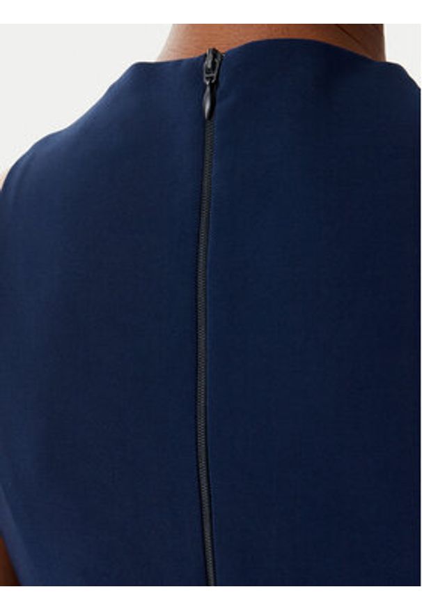 Rinascimento Sukienka wieczorowa CFC0019847002 Granatowy Regular Fit. Kolor: niebieski. Materiał: syntetyk. Styl: wizytowy