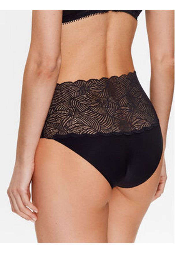 Chantelle Figi klasyczne z wysokim stanem Soft Stretch C11G80 Czarny. Stan: podwyższony. Kolor: czarny. Materiał: syntetyk