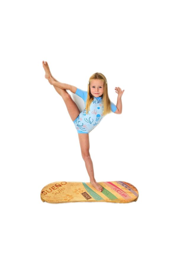 KAIWAI - Krótka pianka kostium neoprenowy dziecięcy 2 mm Body-cut Niebieski. Kolor: niebieski. Materiał: neopren. Długość: krótkie