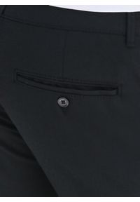 Pako Lorente - PAKO LORENTE - Granatowe spodnie męskie. Kolor: niebieski. Materiał: wiskoza, poliester, elastan. Wzór: gładki. Sezon: zima, jesień. Styl: klasyczny #5