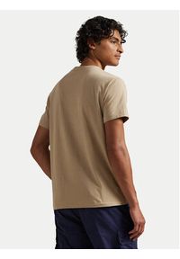 Polo Ralph Lauren T-Shirt 710981136502 Beżowy Regular Fit. Typ kołnierza: polo. Kolor: beżowy. Materiał: bawełna #2