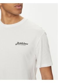 Jack & Jones - Jack&Jones Komplet t-shirt i szorty sportowe Beau 12277466 Biały Relaxed Fit. Kolor: biały. Materiał: bawełna. Styl: sportowy #8