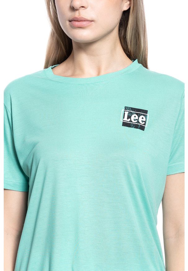 Lee - DAMSKI T-SHIRT LEE RELAXED FIT TEE AGATE GREEN L40CBWNB 112108497