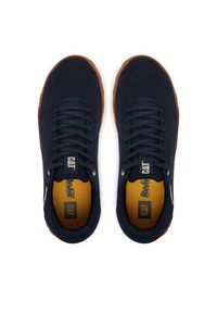 CATerpillar Sneakersy Hex Canvas P726264 Granatowy. Kolor: niebieski. Materiał: skóra, zamsz