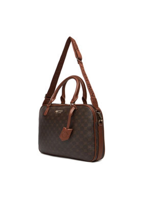 Nine West Torba na laptopa CEO-NEBRASKA-LDA78172 Brązowy. Kolor: brązowy. Materiał: materiał, syntetyk