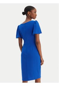 DKNY Sukienka koktajlowa DD6A1959 Niebieski Slim Fit. Kolor: niebieski. Materiał: syntetyk. Styl: wizytowy #5