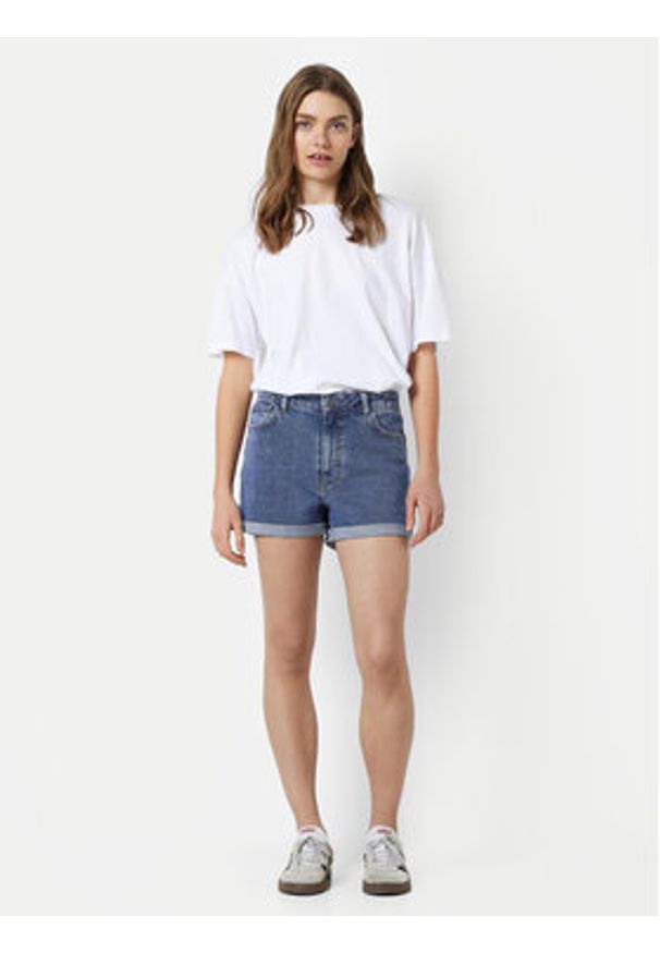 Noisy may - Noisy May Szorty jeansowe Moni 27029489 Niebieski Slim Fit. Kolor: niebieski. Materiał: jeans, bawełna