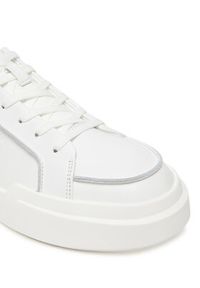 Calvin Klein Sneakersy Chunky Cupsole Lace Up Lth Pinch YM0YM01454 Biały. Kolor: biały. Materiał: skóra #5
