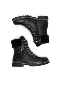 Remonte Trzewiki D8481-02 Czarny. Kolor: czarny. Materiał: skóra #6
