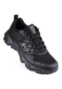 Big-Star - Buty sportowe męskie trekkingowe czarne Big Star LL174127. Kolor: czarny