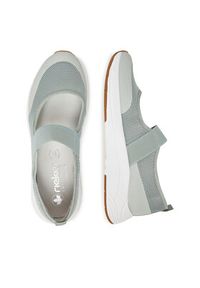 Rieker Sneakersy N8551-52 Zielony. Kolor: zielony. Materiał: materiał #6
