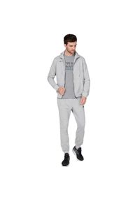 Bluza z kapturem Mizuno FZ. Typ kołnierza: kaptur. Kolor: szary. Sport: fitness