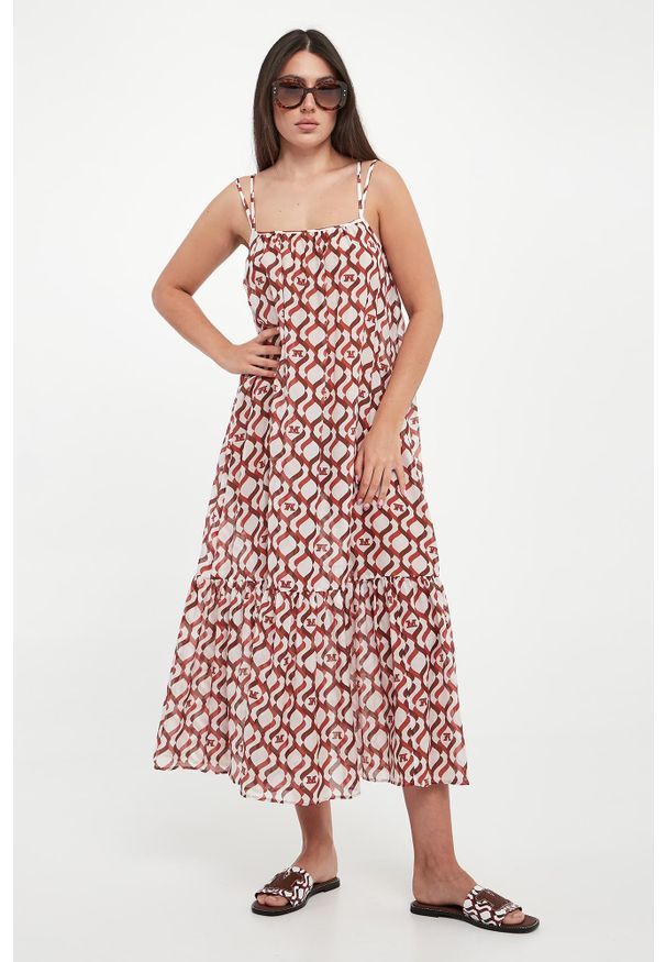 Max Mara Beachwear - Sukienka z jedwabiem Alisso MAX MARA BEACHWEAR. Materiał: jedwab