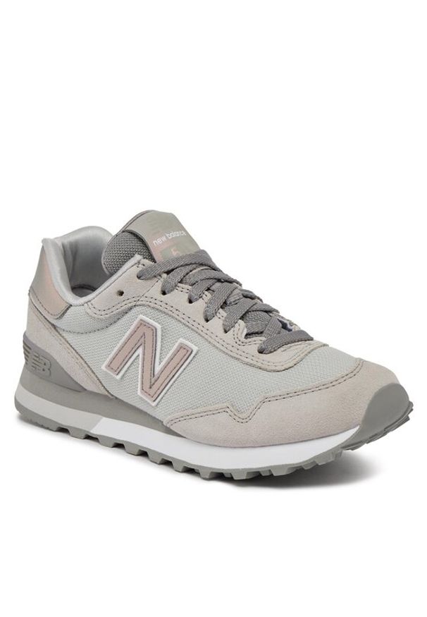 Sneakersy New Balance. Kolor: szary. Materiał: zamsz, skóra