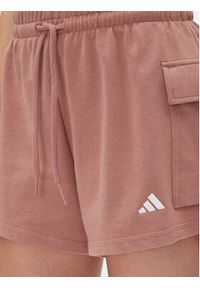 Adidas - adidas Szorty sportowe Essentials Small Logo JC5703 Różowy Loose Fit. Kolor: różowy. Materiał: syntetyk, bawełna #3