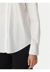 Calvin Klein Koszula LV044F136G Biały Regular Fit. Kolor: biały. Materiał: bawełna #5