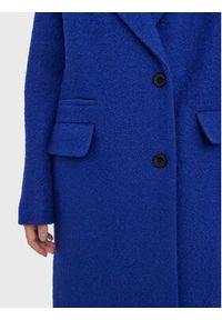 Vero Moda Płaszcz wełniany Mabel 10271371 Granatowy Regular Fit. Kolor: niebieski. Materiał: syntetyk #4