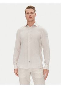 JOOP! Koszula 17 JSH-146Pai-W 30046075 Écru Slim Fit. Materiał: len