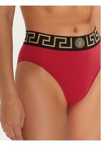 VERSACE - Versace Figi klasyczne z wysokim stanem AUD01050 1A10011 Czerwony. Stan: podwyższony. Kolor: czerwony. Materiał: bawełna #3