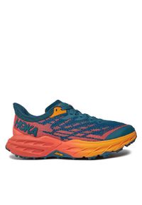 HOKA - Hoka Buty do biegania Speedgoat 5 Wide 1123160 Granatowy. Kolor: niebieski. Materiał: materiał #1