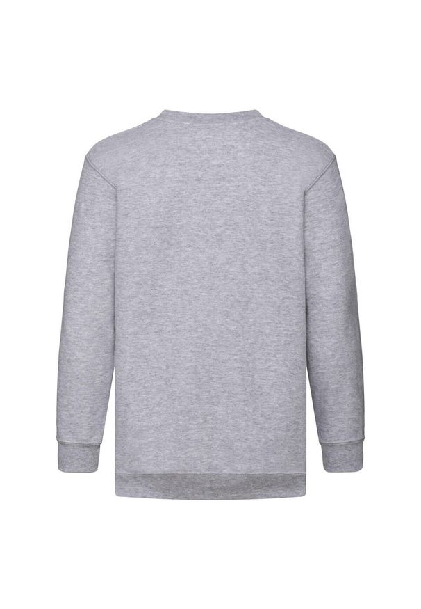 FRUIT OF THE LOOM - Bluza Dziecięca Classic Plain Setin. Kolor: szary