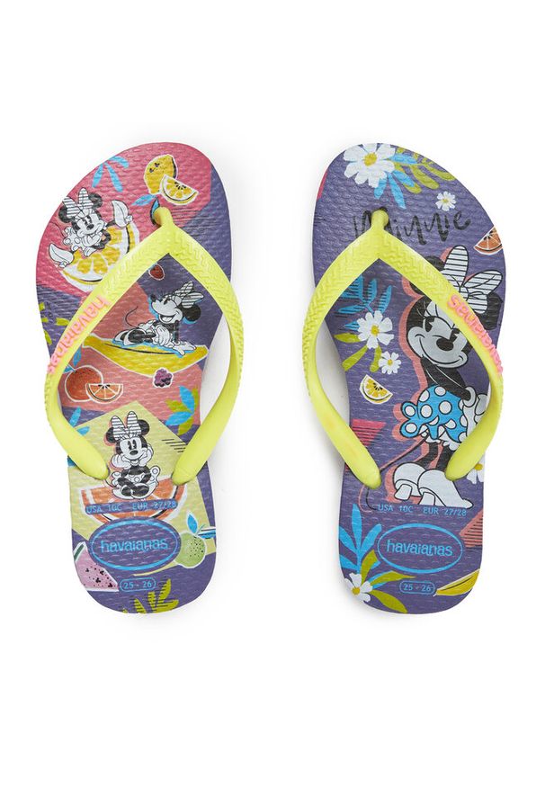 Japonki Havaianas. Wzór: kolorowy