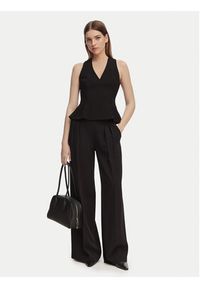 Hugo - HUGO Bluzka Carmint 50559304 Czarny Slim Fit. Kolor: czarny. Materiał: syntetyk #5