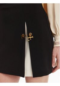Elisabetta Franchi Spódnica mini GO-079-51E2 Czarny Regular Fit. Kolor: czarny. Materiał: syntetyk