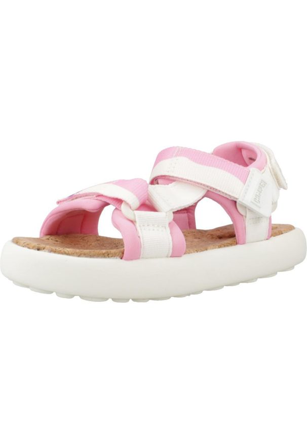 Camper - Sandały CAMPER K800579 Rose. Kolor: różowy. Materiał: tkanina. Sezon: lato