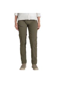CRAGHOPPERS - Spodnie Damskie Pro III Nosilife Convertible Trousers. Kolor: zielony. Sezon: lato. Sport: turystyka piesza