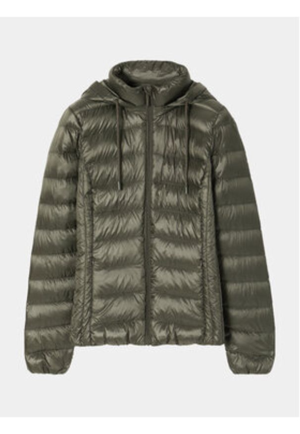 Tatuum Kurtka puchowa Markana T2316.011 Khaki Regular Fit. Kolor: brązowy. Materiał: syntetyk, puch
