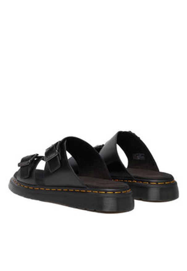 Dr. Martens Klapki Josef DM31570001 Czarny. Kolor: czarny. Materiał: skóra
