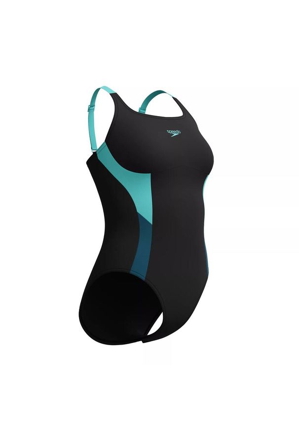 Strój kąpielowy jednoczęściowy damski na basen Speedo Shaping Solid. Kolor: czarny, niebieski, wielokolorowy