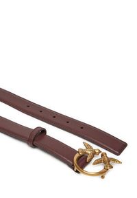 Pinko Pasek Damski Lover Berry H3 Belt AI 24-25 PLT01 100125 A0F1 Fioletowy. Kolor: fioletowy. Materiał: skóra