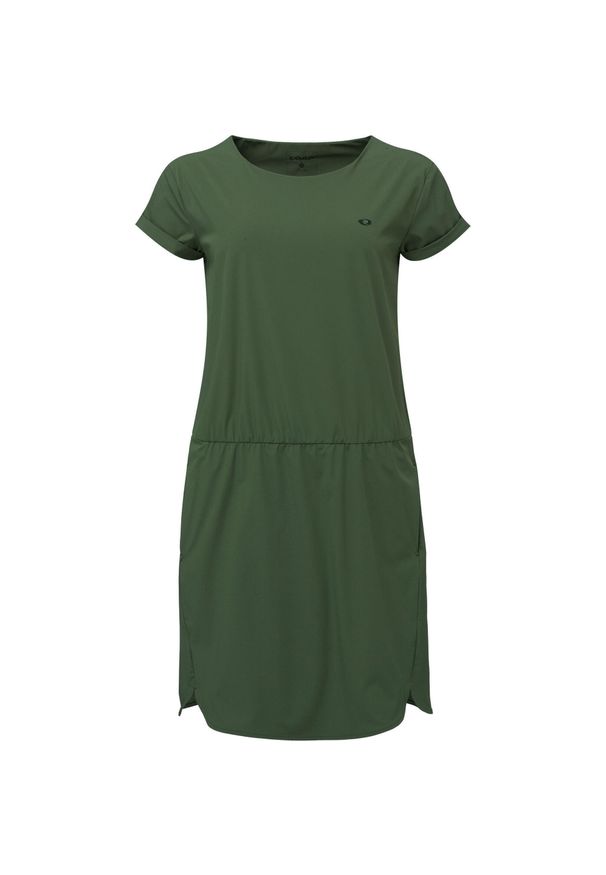 WOMEN'S HEALTH - Sukienka damska LOAP Ubzula zielona. Kolor: zielony. Sezon: lato. Typ sukienki: sportowe. Styl: sportowy