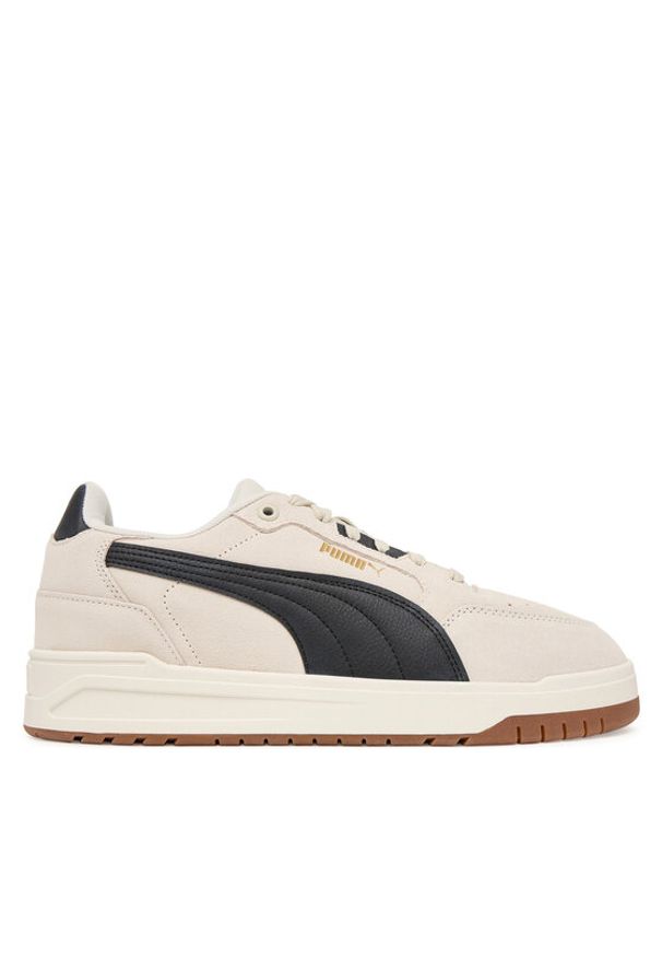Puma Sneakersy Shuffle Downtown SD 402597 01 Beżowy. Kolor: beżowy. Materiał: skóra, zamsz