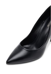 DeeZee Szpilki AB2-4503 Czarny. Kolor: czarny. Materiał: skóra. Obcas: na szpilce #6