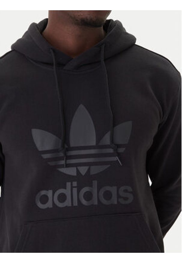 Adidas - adidas Bluza adicolor Classics Trefoil JY3766 Czarny Regular Fit. Kolor: czarny. Materiał: bawełna