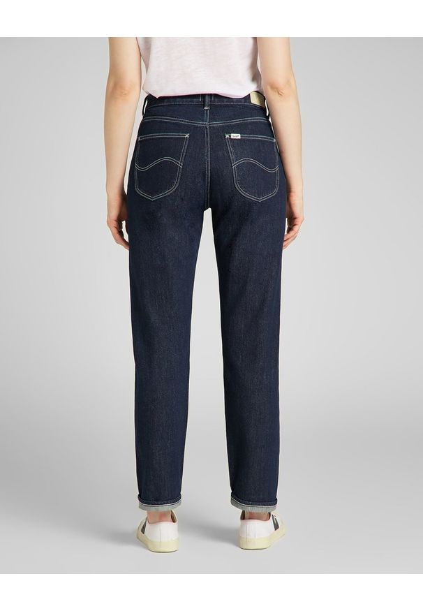 Lee - LEE CAROL BUTTON DAMSKIE SPODNIE JEANSOWE FLY RINSE L31ANI36 112139825