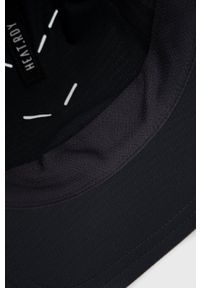 adidas Performance czapka z daszkiem kolor czarny z nadrukiem. Kolor: czarny. Materiał: tkanina, skóra, materiał. Wzór: nadruk #4