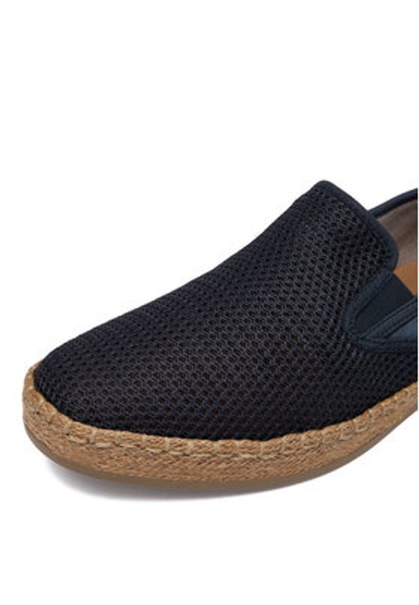 Rieker Espadryle CEO-B2661-14 Granatowy. Kolor: niebieski. Materiał: materiał