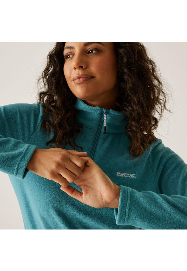 Regatta - Damski lekki polar turystyczny Sweethart z zamkiem błyskawicznym do połowy. Kolor: niebieski. Materiał: polar. Sport: turystyka piesza