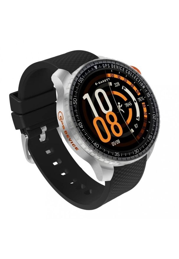 GARETT - Smartwatch Garett Garett Smartwatch COMPASS Silver, GPS. Rodzaj zegarka: smartwatch