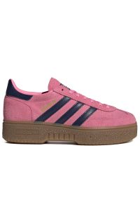 Adidas - Buty damskie adidas Originals Handball Spezial IH9184 - różowe. Okazja: na co dzień. Zapięcie: sznurówki. Kolor: różowy. Materiał: zamsz, skóra, guma. Szerokość cholewki: normalna. Sport: piłka ręczna #1