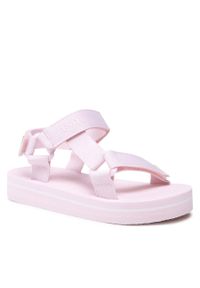 Sandały Polo Ralph Lauren New Haven Platform RF104018 Blush Webbing w/ Tonal PP. Kolor: różowy. Obcas: na platformie #1