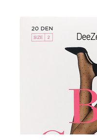 DeeZee Rajstopy Damskie 9WB-004-AW22 Czarny. Kolor: czarny. Materiał: materiał