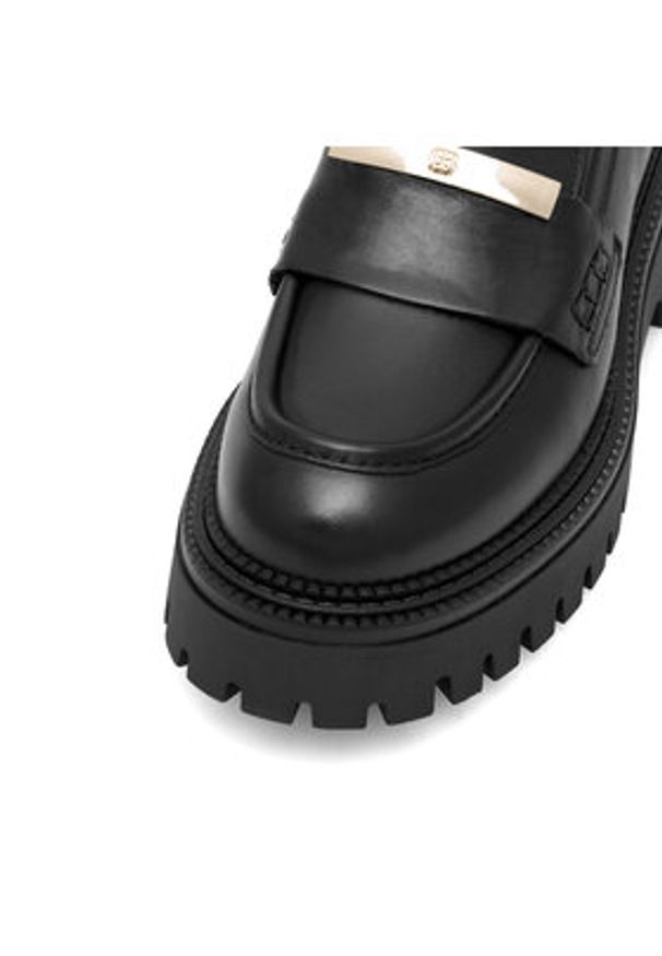 Gino Rossi Loafersy DIVYA-8047 Czarny. Kolor: czarny. Materiał: skóra