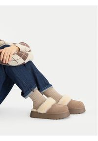 Badura Kapcie EO-EDI-TS6292 Szary. Kolor: szary. Materiał: zamsz, skóra #4