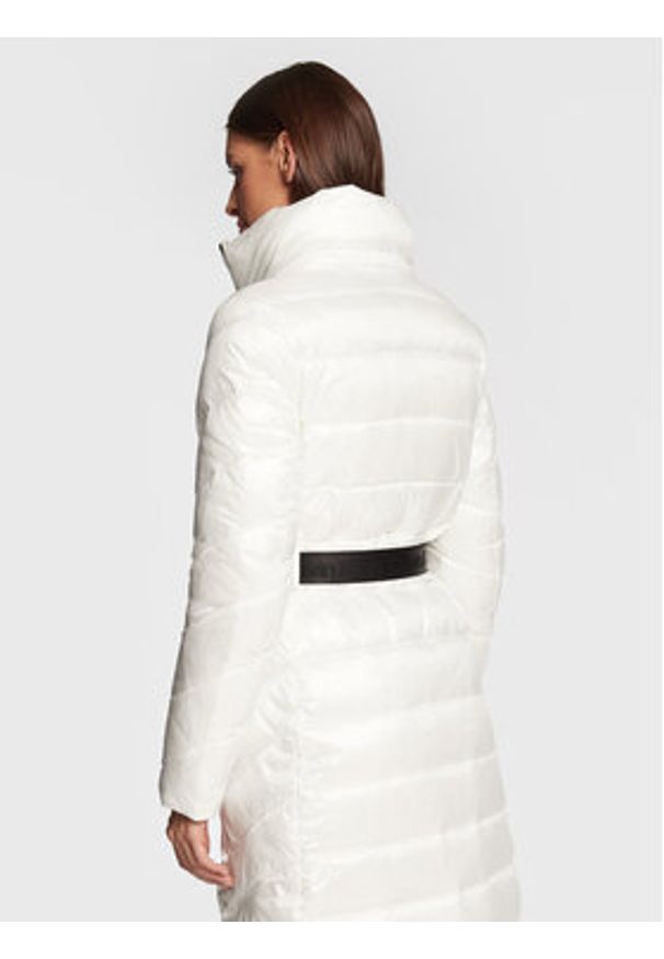 Calvin Klein Płaszcz przejściowy Essential K20K204699 Écru Regular Fit. Materiał: syntetyk